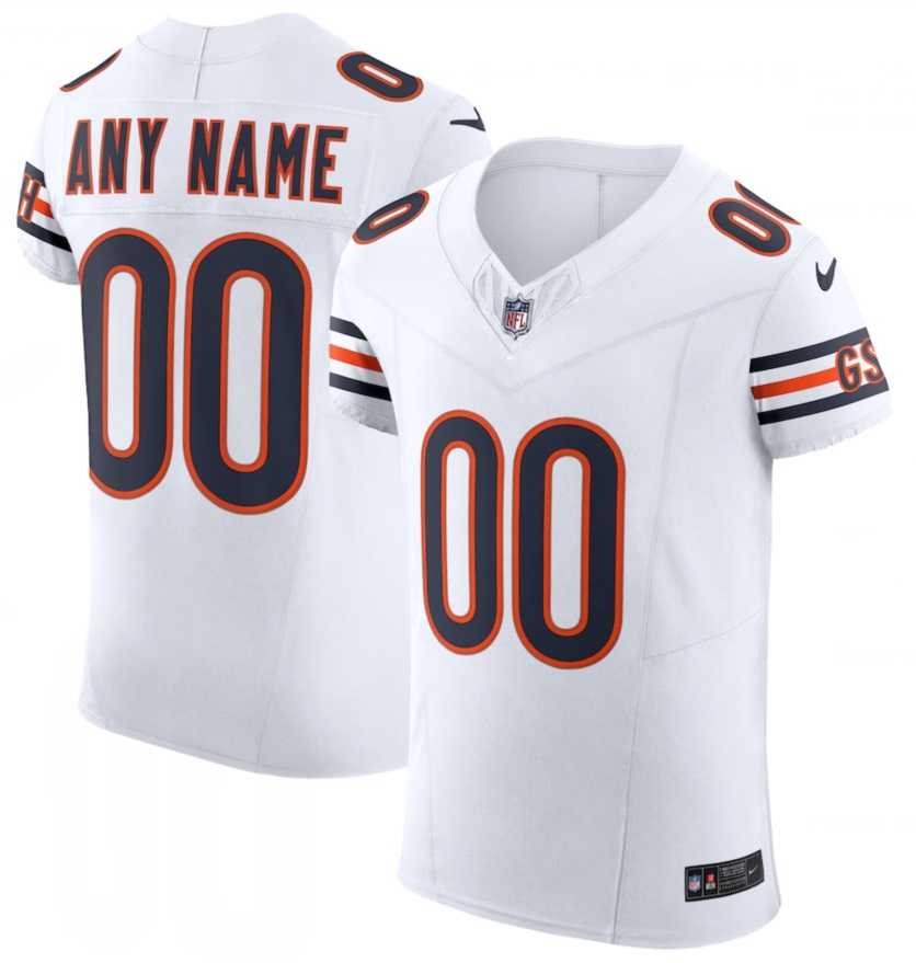 Men & Women & Youth Chicago Bears Active Player Custom F.U.S.E. White Vapor Elite Stitched Jersey->customized nfl jersey->Custom Jersey